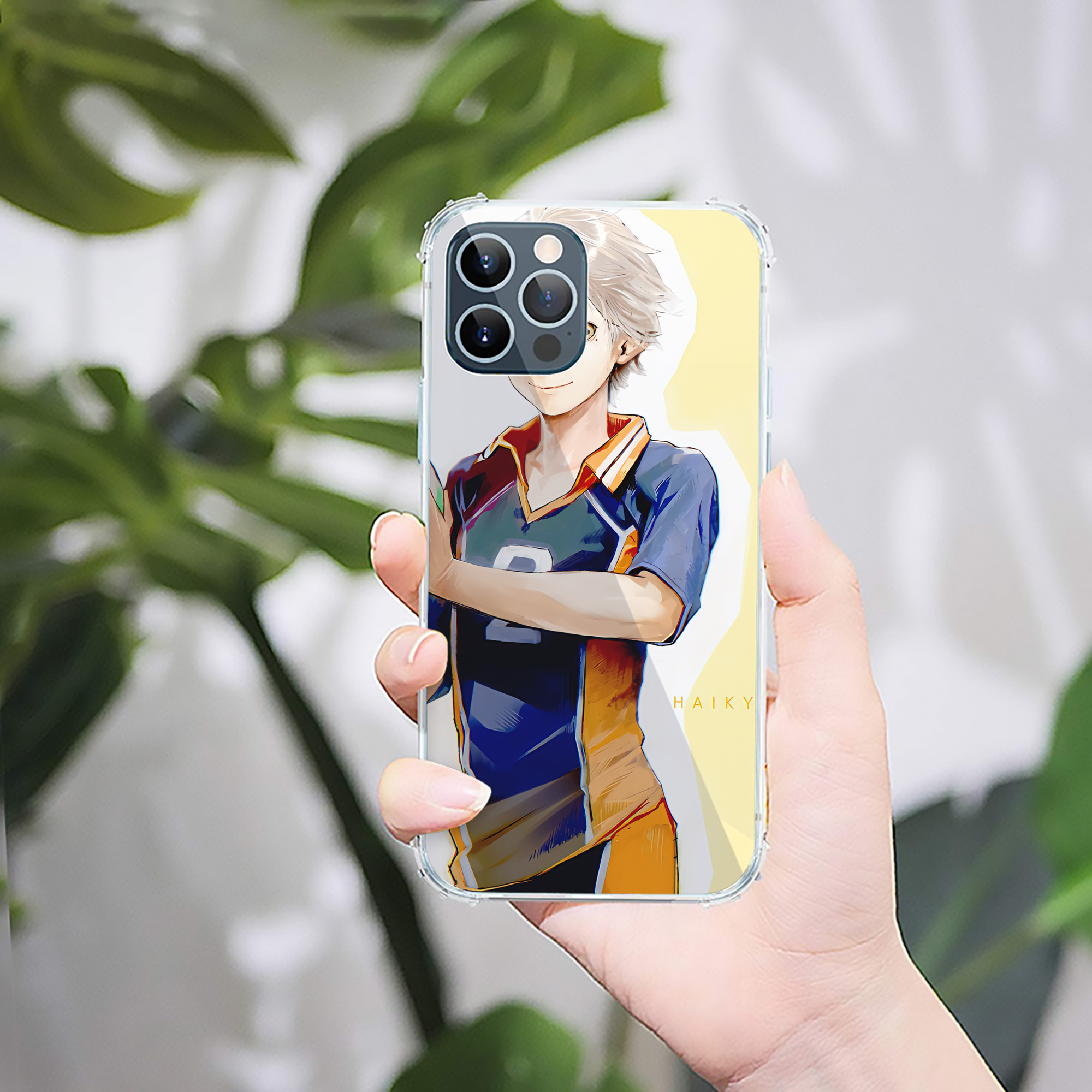 （画像用） ハイキュー!! Haikyu!! 【iPhone 12シリーズ対応】透明スマホケース（クリアソフトケース）